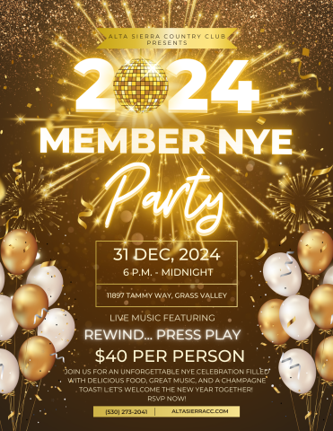 2024 New Year Party Flyer