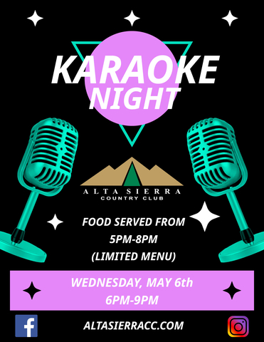 Karaoke Night May 26