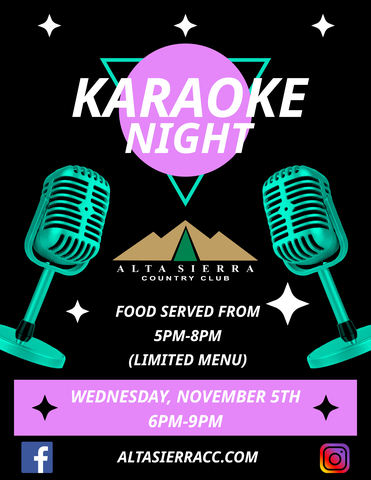 Karaoke Night November 25