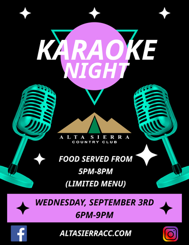 Karaoke Night September 25